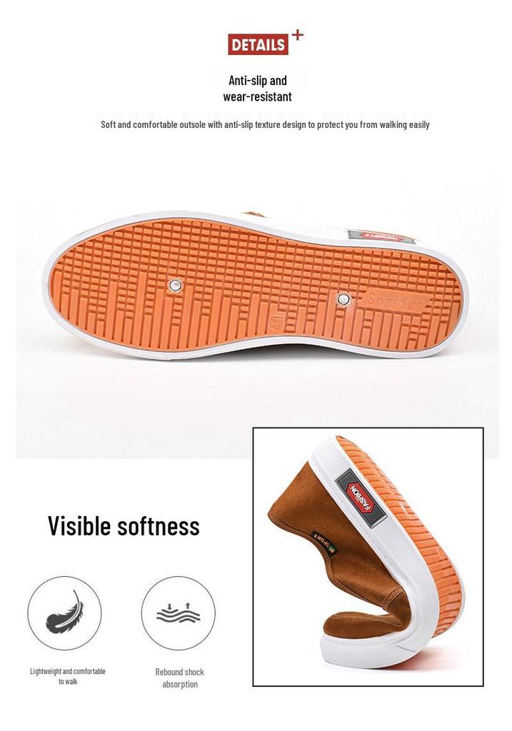 Men's Casual Slip-on Breathable Cloth Shoes for Driving