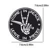 Tactical Morale Patch Embroidery Iron On Motivational Quote For Backpack Gear Metal Style Military Sewing Embroidered Design