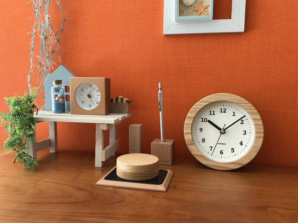 KATOMOKU Orologio a doppio uso 5 orologio radio controllato naturalmente lancetta dei secondi continua km-112NARC