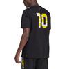 adidas T Shirts Men's Black Crew Neck Moderate Straight Fit HG1400