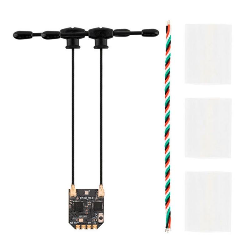 Double Antennae True Diversity System Mini RP4TD-M ExpressLRS Receiver Enhances Signal Stability in Aerial Photography