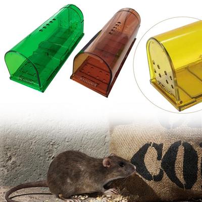 1PCS Plastic Mousetrap Bedroom Kitchen Warehouse Mousetrap With Handle Easily Catch Rats High Sensitive Pedal Trap