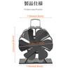 [Luvian] Stove Fan with 6 Blades [New Winter Model - Fireplace Fan] Kerosene Stove Fan, No Power Required, Automatic, Quiet, Energy Saving, Eco Fan, H