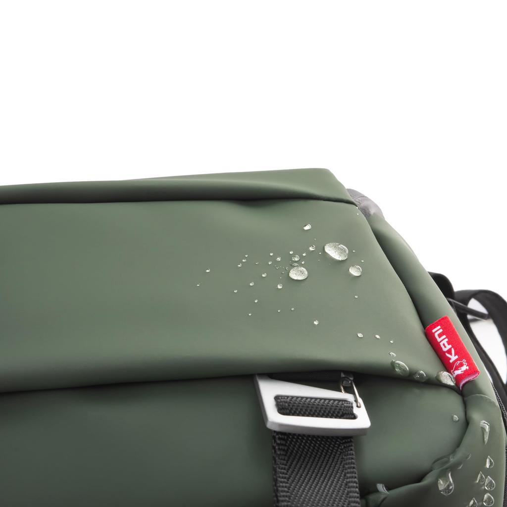 KANI Camera Bag Shoulder Compatible with Interchangeable Lens Waterproof 37 x 13 x Fits Includes Two Tripod Mountable Product 816337 TP-060M Green,