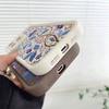 Blue and Purple Floral Pattern Phone Case for IPhone 14 15 16 Plus 13 12 11 16 Pro Max 12 Mini XS Max TPU Protect Cover