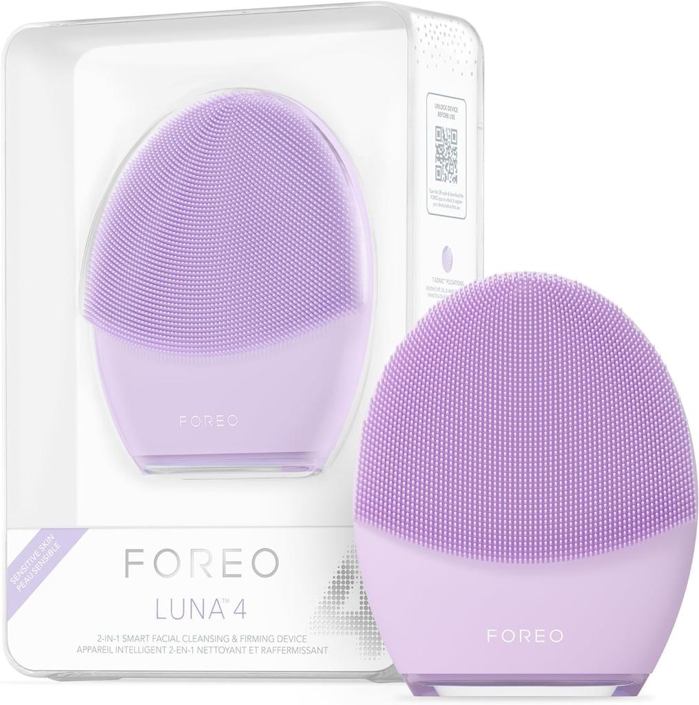 FOREO LUNA 4 – Sensitive Skin (Lavender) Smart Cleansing & Firming Device