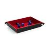 Velvet Leather Dice Tray Tray for Rpg Dice Darkness Hades 22x16 Cm