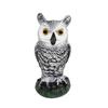 Bait Waterproof Owl Bird Deterrent Shaking Head Sunscreen Fake Owl Plastic Material Outdoor Use Simulation Owl Bird Deterrent