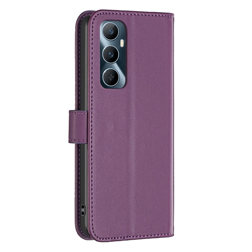 BINFEN COLOR BF17 For Realme C65 4G Wallet Case Folio Flip Leather Phone Cover