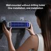 Ventilador de Ar Condicionado Portátil com Suporte para Telefone Embutido, Ventilador Vertical Plano de Parede com 3 Modos, Carregamento USB, Dispositivo de Resfriamento Silencioso Sem Lâminas para