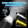 1pc H4 H6 BA20D LED Motorcycle Headlight Bulb Moto Spotlights CSP Lens White Yellow Hi Lo Lamp Scooter Accessories Fog Lights