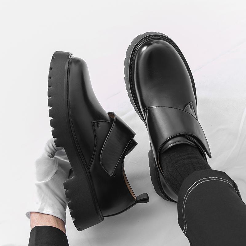 Fashion New Arrival Men Thick Bottom Oxford Shoes Casual Leather Shoes Fashion Business Formal Dress Footwear Soft Outdoor Male loafers