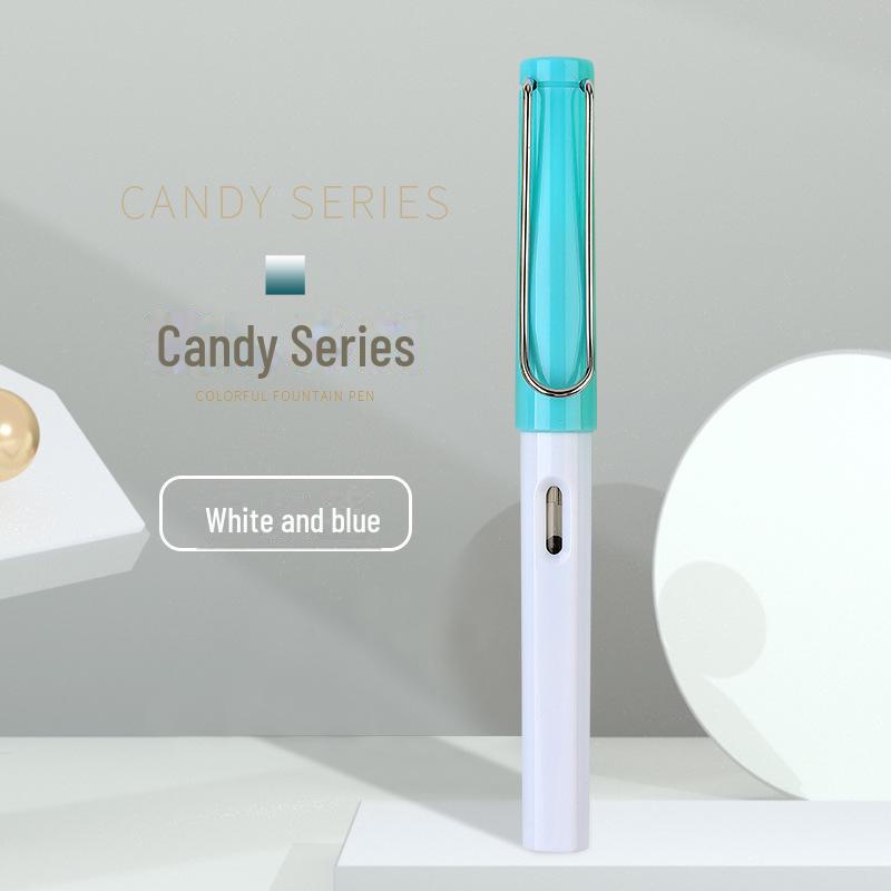 „Farbenfroher Schülerfüller mit auswechselbarer Tintenkapsel für Kalligrafie und richtige Schreibhaltung“