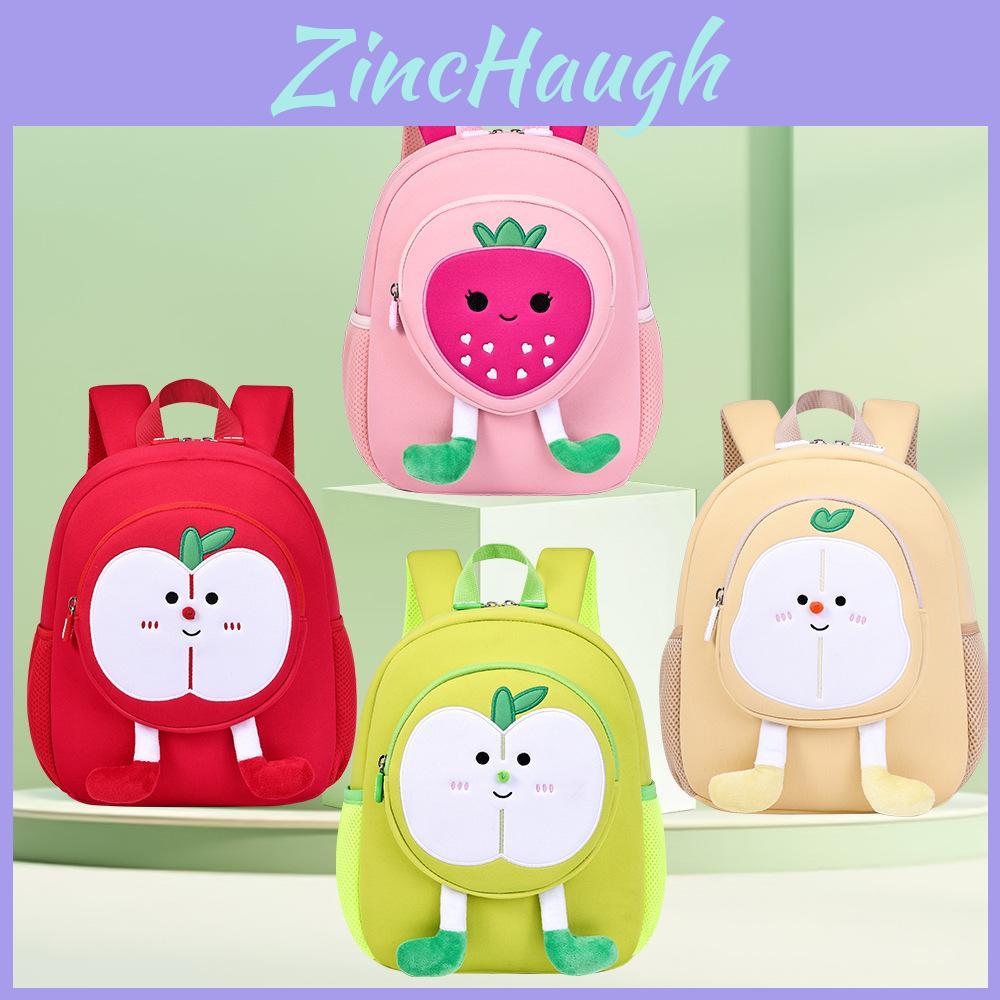 Kids Backpack With Fruit Embroidery Duffle Bag For School And Travel