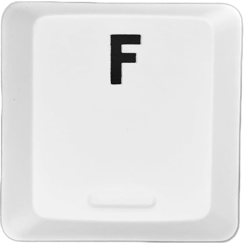 

logitech G913/G913TKL/G915 replacement keycaps [Sold as 1 piece] (Light-emitting compatible) [BERGBUCH] (F, White)