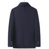 Men's Plus Size Business Casual Jacket - 2026 Autumn Button-Down, Turn-Down Collar, Dad's Outfit for Middle-Aged Men