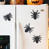 4/6PCS 3D Bat Refrigerator Sticker Bat Spider Trick Props Spider Magnetic Decals  Haunted House