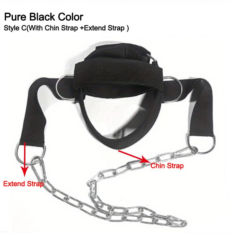 Head Neck Training Head Harness Body Strengh Adjustable Exercise Strap Gym Neck Muscle Power Training Fitness Weight Bearing Cap