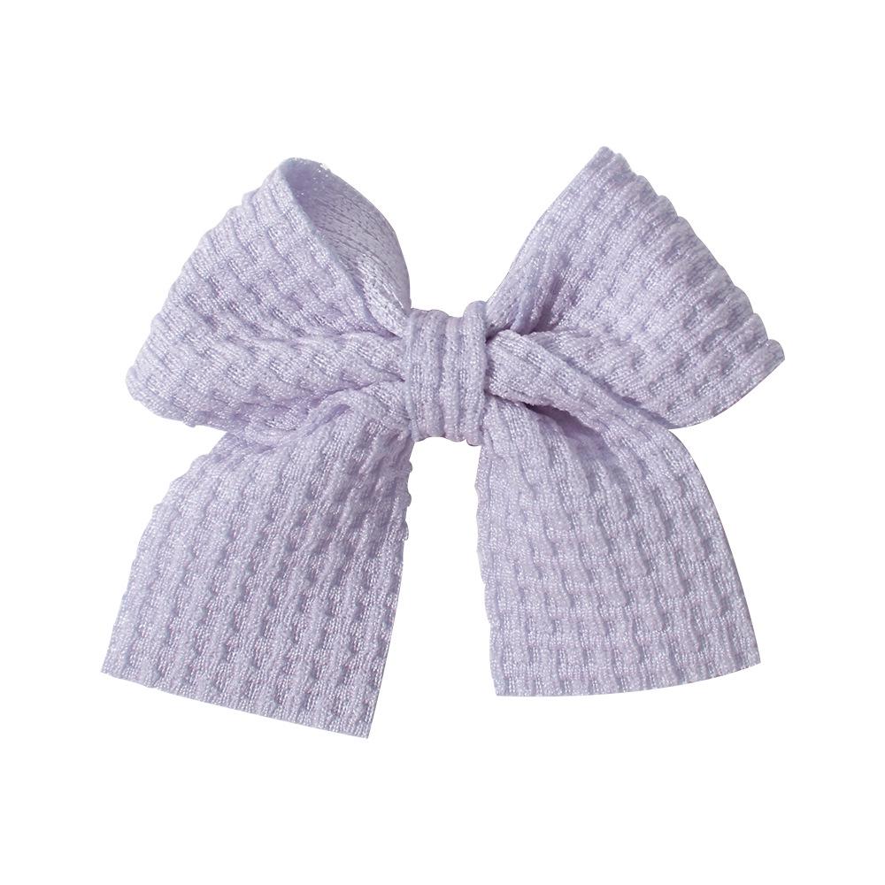 Popular Handmade Fabric Bow Hair Clips for Girls - Macaron Duckbill Style