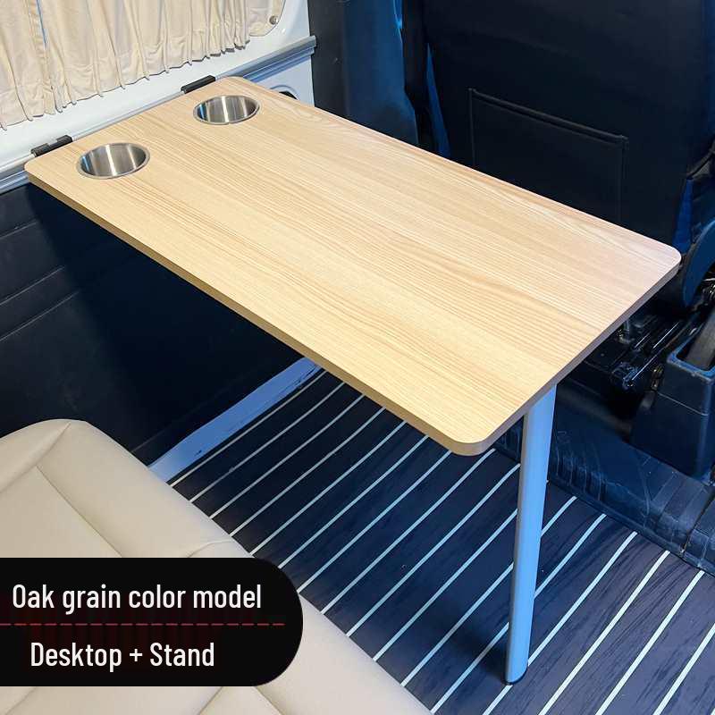 Folding Dining Table & Cup Holder for Ford Transit & Maxus V80 RV Modifications