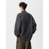 Men's Oversized Half-Zip Knit Sweater for Autumn/Winter