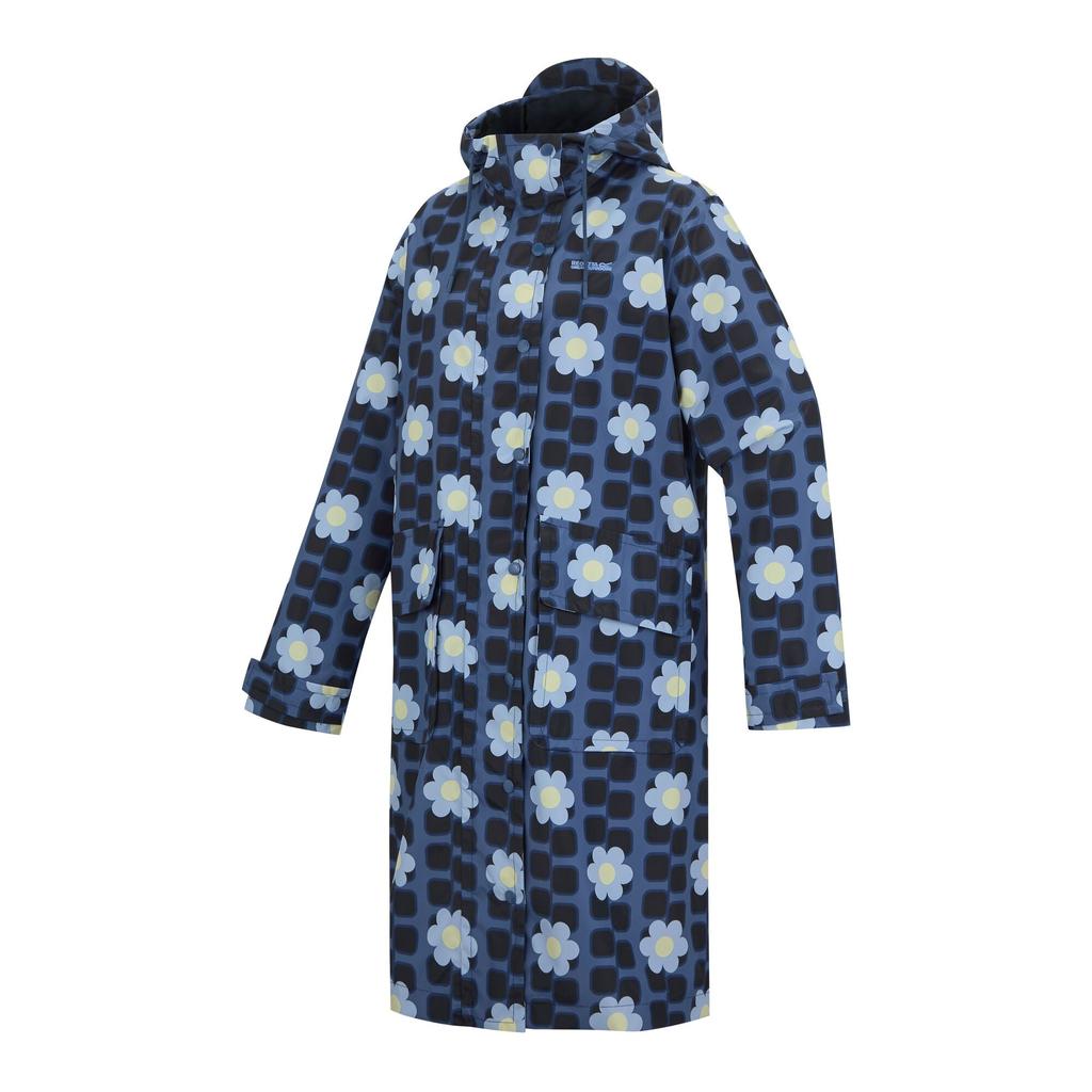 Regatta Womens/Ladies Orla Kiely Floral Long Length Waterproof Jacket