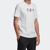 Adidas Disney Mickey Mouse Graphic Short Sleeve T-Shirt Men Tops White GL2224
