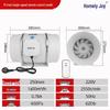 Remote-Controlled Axial Flow Indoor Exhaust Fan with Turbo Ventilation