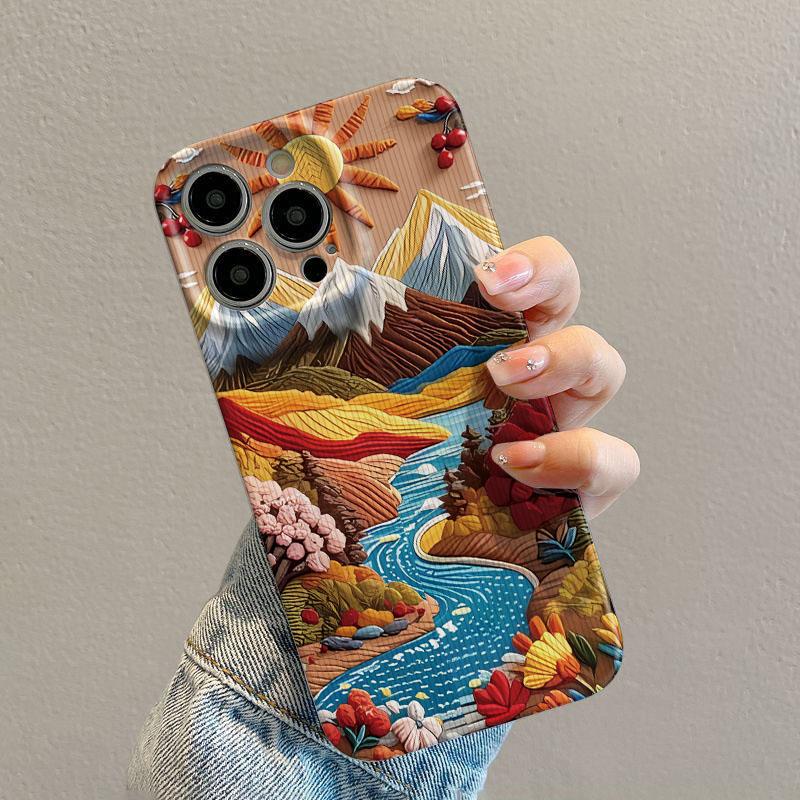 Krajinný kryt na telefon pro Oppo Realme C75 C63 C65 C67 C53 C55 C35 C33 C20 C21Y C30S 9 8 Pro Plus 4G 5G Pevný PC kryt