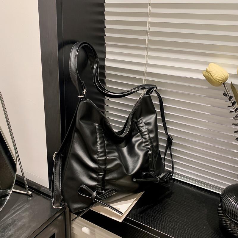 Trendy Bowknot Tote Bag In Beige Silver Pink And Black 2024 Fashionable Design