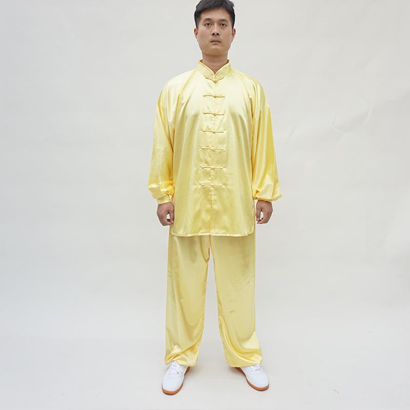 Your Highness Silk Imitation Tai Chi Suit: Mulan-Inspired Practice & Performance Wear