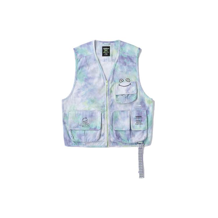 Li Ning x Disney Vest Unisex Blue Green AMDR051-1