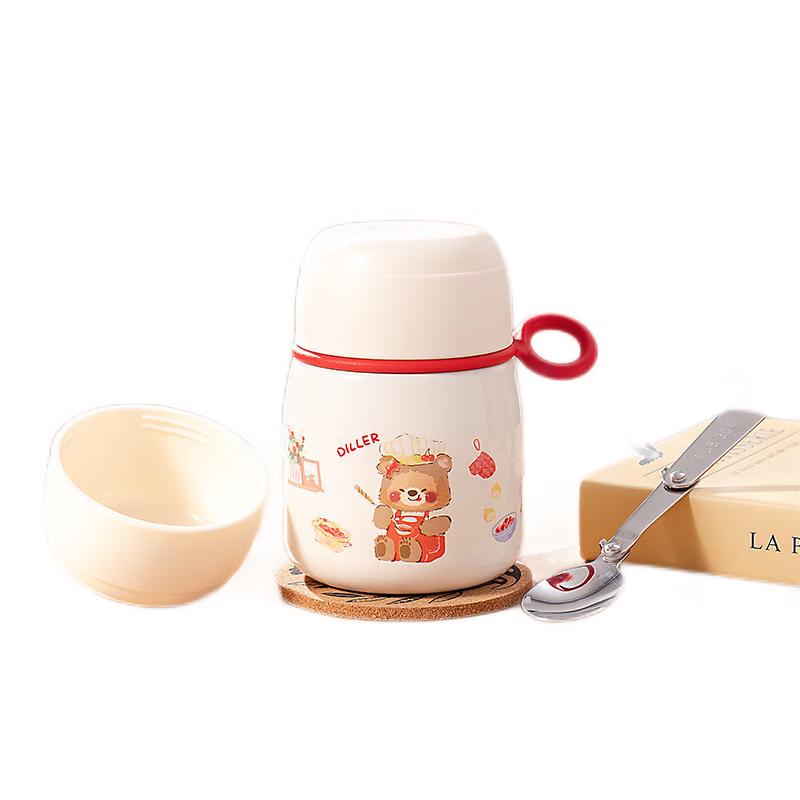 Dilabeler Portable Stainless Steel Thermos Food Jar