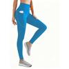High-Waisted Yoga Leggings Women With Side Pockets Slim Fit Butt-Lifting Workout Pants