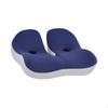 Donut Stoelkussen met Ventilatiegat Ritssluiting Comfortabel Kussen Blauw