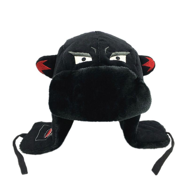 Chapeau Homme Hiver Chapeau Lei Feng Femme Mignon Épais Coton Extérieur Jeunesse Chaud Chapeau Locomotive Anti-vent Froid