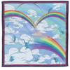 JoJo's Bizarre Adventure Stone Ocean Print Handkerchief, Weather R (Blue), Men's, Approx. 50cm, 000401-0014-01