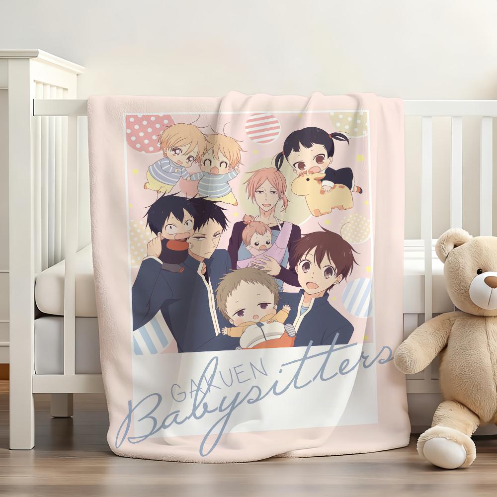 Anime Cute School Babysitters Blanket Soft and Skin Friendly For Couch Bed Napping Bedspread All Seasons Comforter