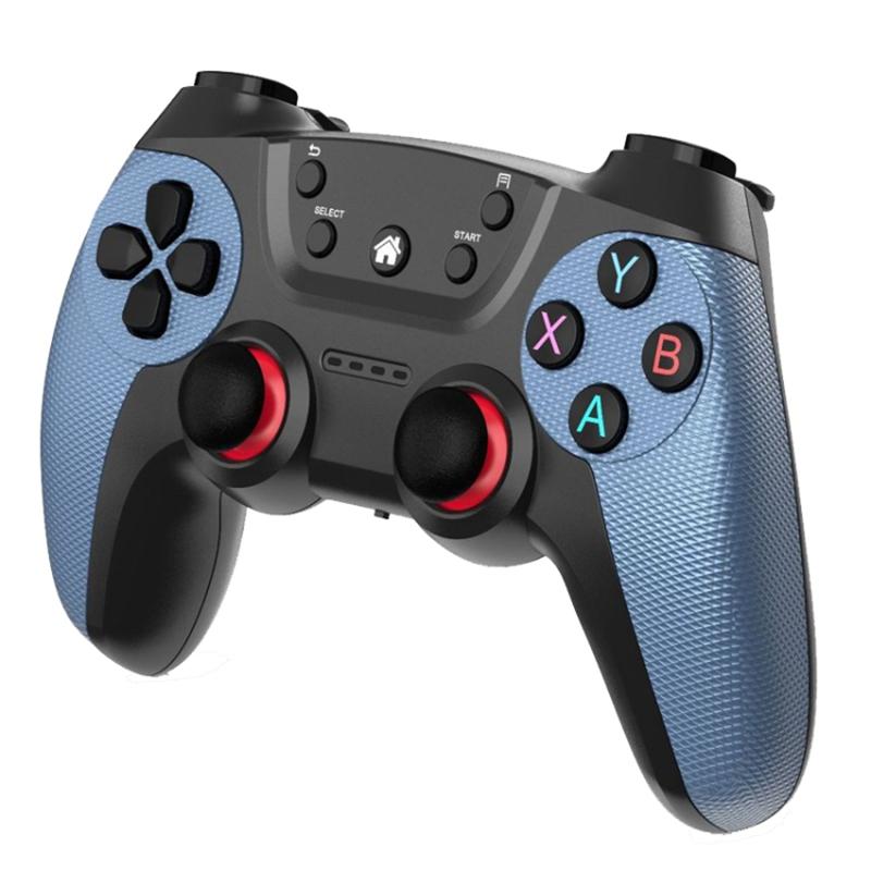 

KM-029 2.4G Wireless Controllers 1 to 2 USB Receiver with 2 Gamepad Compatible with PC/Linux/Android/TV Box Rose Pink