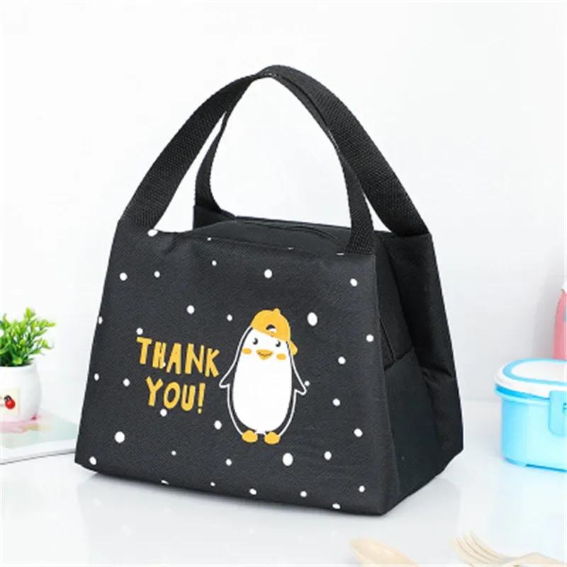 Portable Insulated Thermal Cooler Lunch Bag Box For Women Girls Kids Children Food Fresh Tote Cartoon Pouch