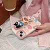 Premium Silicone Cartoon Cat Wristband Case for iPhone 17 Pro
