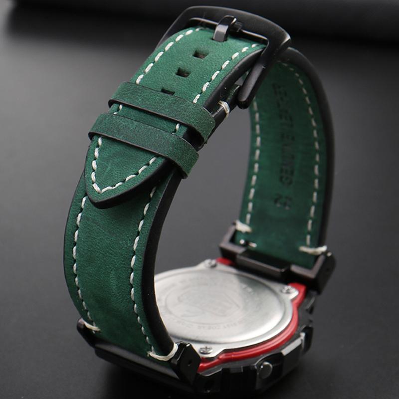 DW-5600 Vintage Rindsleder Uhrenarmband Für G-SHOCK Casio DW5600 GW-B5600 GW-M5610 GA 110 120 GA2100 Armband Uhrenarmband