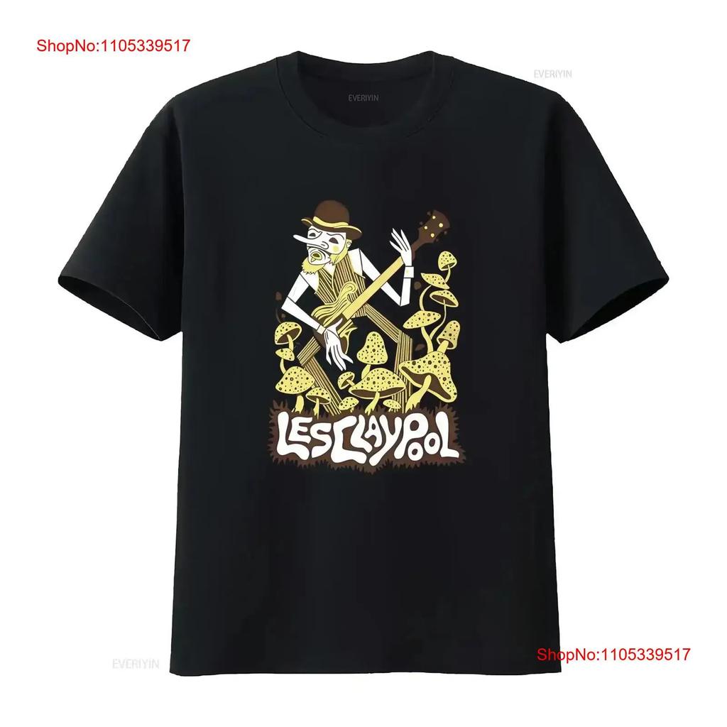 Les Claypool T-shirt Divertente vintage Lavato Morbido Leggermente uomo streetwear abbigliamento designer Versa
