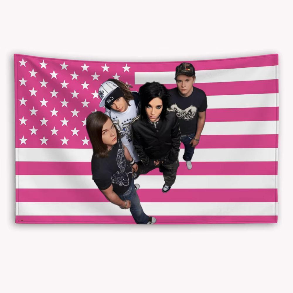 

Rock TTokio HHotel Флаг США Баннер Украшение Гаражные Флаги для Спален Наружный Декор Декоративные Предметы для Дома Флаг Товары 74x94cm(29x37in)
