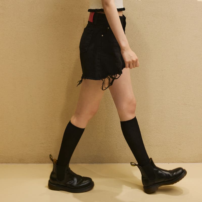 Biarritz Socks Four Seasons Shirring Loader Knee Socks 7 Colors