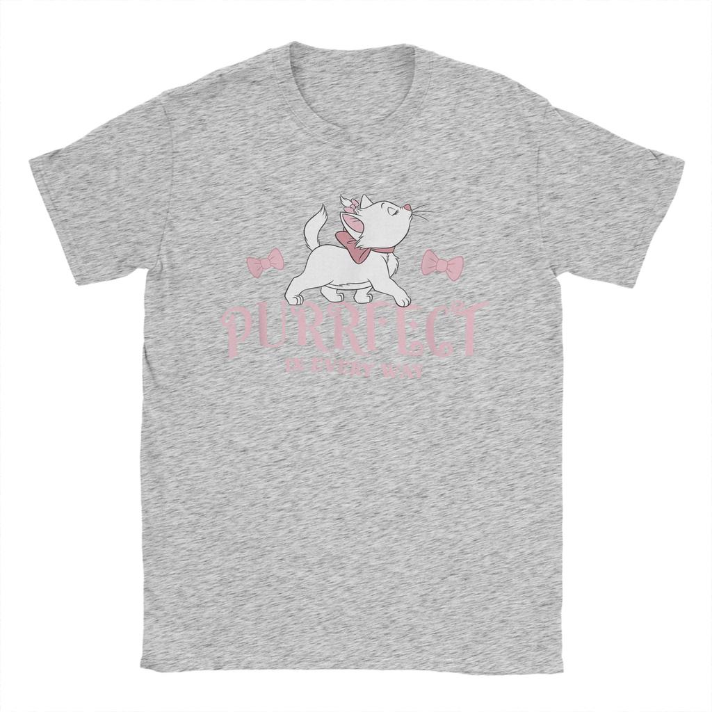 Men The Aristocats Elegant Marie Purrfect In Every Way T Shirts Cotton Clothes Novelty Short Sleeve Round Neck Tees Gift Idea