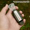 1Pc Safety 4 in 1 Emergency Whistle Compass Thermometer Survival Whistle Magnifier Camping Tools Outdoor Whistle Fishing Hiking
