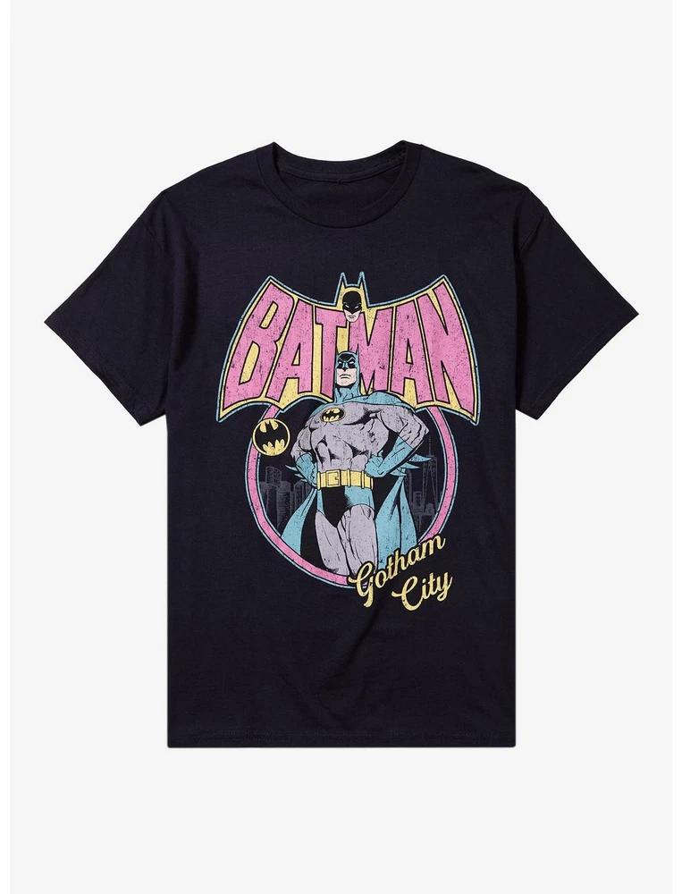 Comics BatUnisex Gotham City Black TShirt S