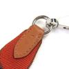 Pristine HERMES Shoulder strap sangre flipper ball Brown Orange Black canvas Used