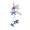Plastic Fawn Bells Ornament Cute Deer Bell Pendant  Home New Year Gifts